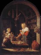 Gerrit Dou The Kramerladen oil on canvas